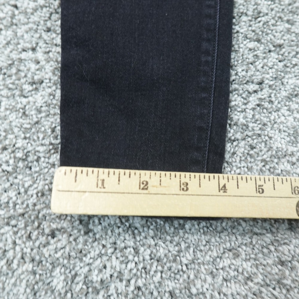 Spanx Jeans Womens S Dark Black Denim Pants Ankle Skinny Pull On Jegging Stretch - Picture 2 of 10